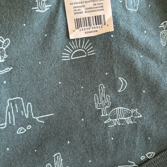NWT Garanimals western print onesie - Picture 2 of 2